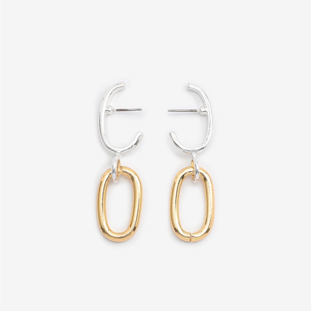 Drop Chainlink Earring - Picture 3 of 3